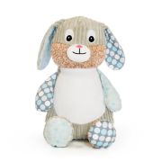 Kuscheltier Hase Sternchen Blau mit Knisterohren