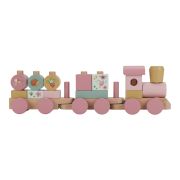 Eisenbahn Zug Little Dutch Holzzug Rosa Fairy Garden Pink