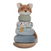 Stapelturm mit Ringen Forest Friends Fuchs Little Dutch